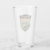 Verre Mont Fuji Japon Voyages Vintage (Dos)