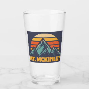 Verre Mont McKinley Alaska Rétro Turquoise