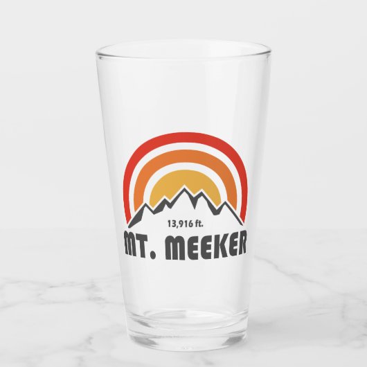 Verre Mont Meeker Colorado (Devant)