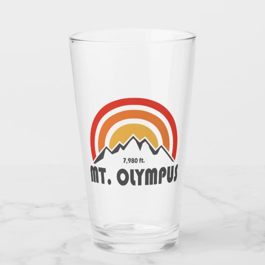 Verre Mont Olympus (Devant)