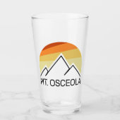 Verre Mont Osceola New Hampshire Retro (Devant)