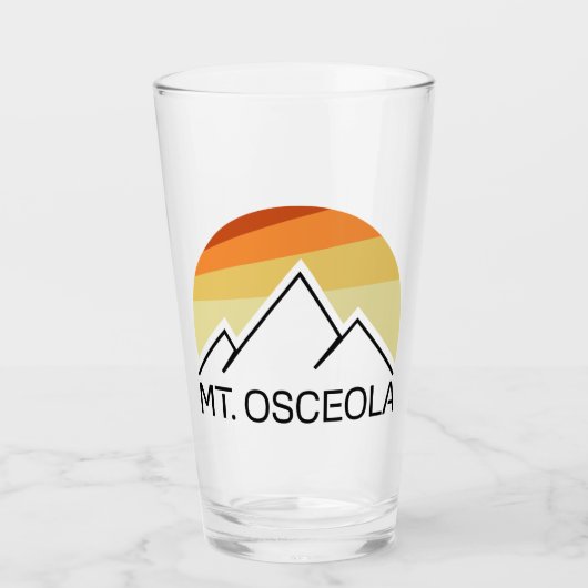 Verre Mont Osceola New Hampshire Retro (Devant)