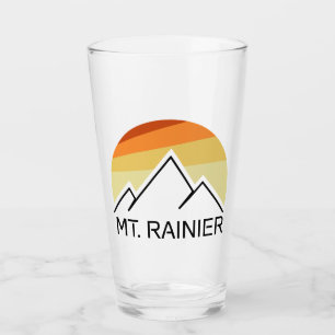 Verre Mont Rainier Washington Retro