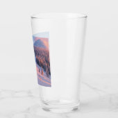 Verre Montagnes neigeuses (Gauche)
