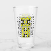 Verre Montagnes sacrées en Jaune (Dos)