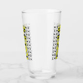 Verre Montagnes sacrées en Jaune (Droite)