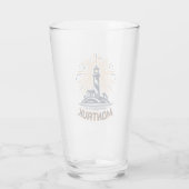 Verre Montauk Point New York Lighthouse Sunrise (Dos)