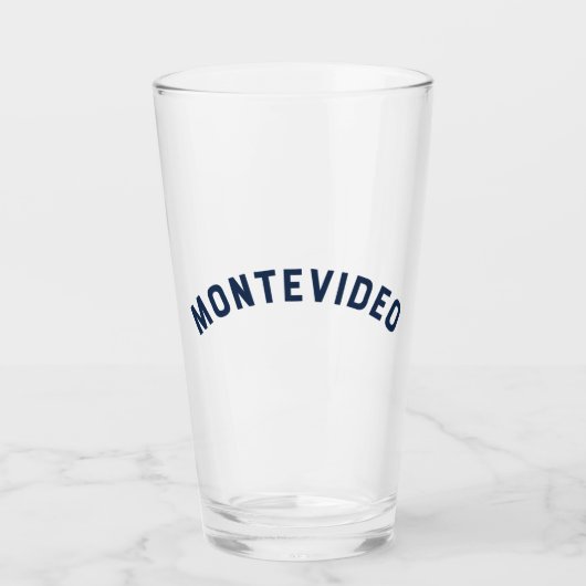 Verre Montevideo, Uruguay Arc Vintage (Devant)