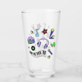 Verre Montez la musique (Dos)