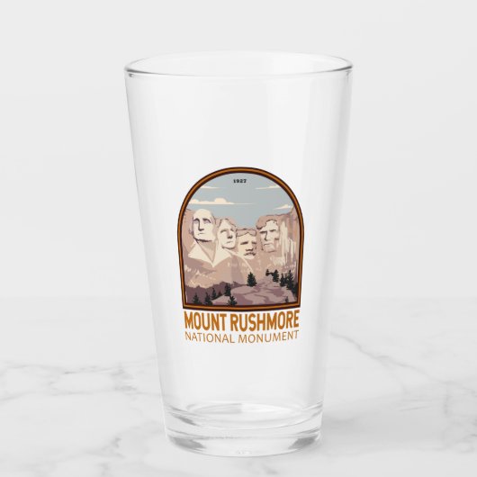 Verre Monument national du Mont Rushmore Dakota du Sud (Devant)