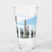 Verre Monument Washington et mémorial de la Seconde Guer (Dos)