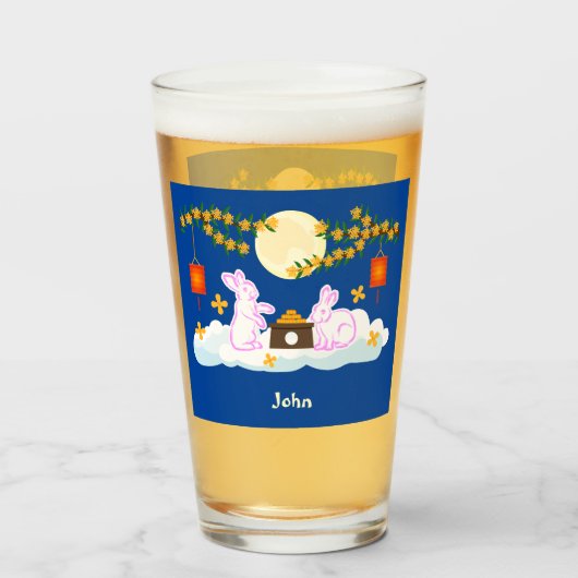 Verre Moon Rabbit Mooncake Osmanthus (Devant (rempli))