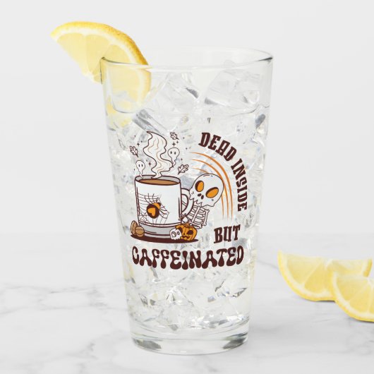 Verre Mort À L'Intérieur Mais Caffiné (Devant glace)