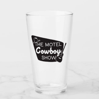 Verre Motel Cowboy Show Pint Glass
