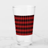 Verre Motif à plaid de Red Buffalo (Devant)