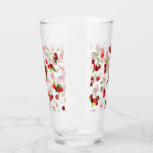Verre Motif cerise 1 (Gauche)