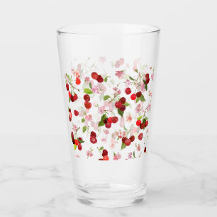 Verre Motif cerise 1