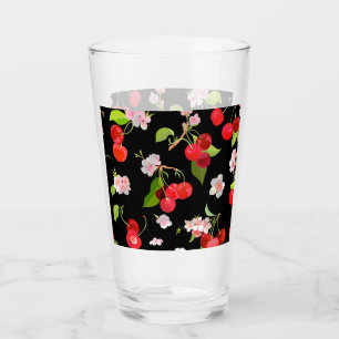 Verre Motif cerise 2