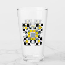 Motif d'art de courtepointe géométrique moderne 