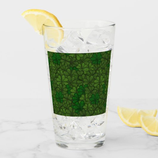 Verre Motif d'art numérique Champ de Trèfles St Patrick (Devant glace)