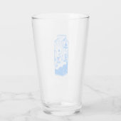 Verre Motif de bouteille de lait (Dos)