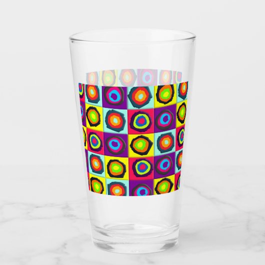 Verre motif de cercles (Devant)