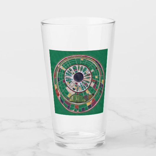 Verre Motif de pont (Devant)
