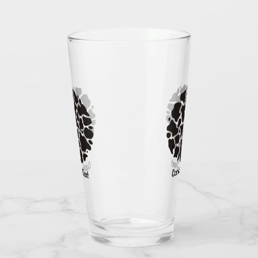 Verre Motif de vache (Gauche)
