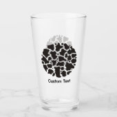 Verre Motif de vache (Devant)