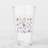 Verre Motif des oiseaux de printemps (Dos)