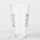 Verre Motif des oiseaux de printemps (Gauche)