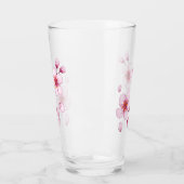 Verre Motif en fleurs de cerisier rose (Gauche)