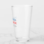 Verre Motif Flèche (Gauche)