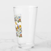 Verre Motif Fleurs (Gauche)