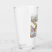 Verre Motif Fleurs (Droite)