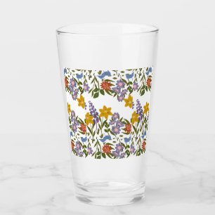 Verre Motif Fleurs