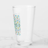 Verre Motif géométrique aztèque (Gauche)