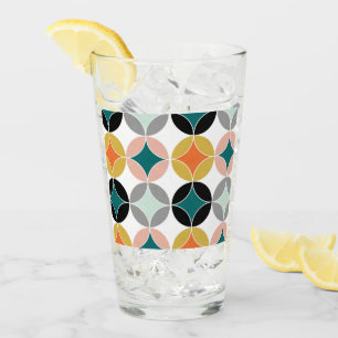 Verre Motif géométrique moderne rétro du milieu