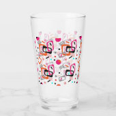 Verre Motif géométrique moderne rétro du milieu du (Dos)