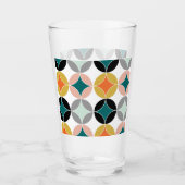 Verre Motif géométrique moderne rétro du milieu du (Devant)