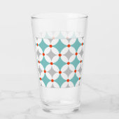 Verre Motif géométrique moderne rétro du milieu du siècl (Dos)