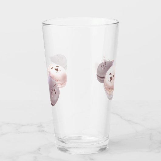 Verre Motif Macaron (Droite)