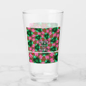 Verre Motif Rose du désert (Dos)