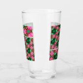 Verre Motif Rose du désert (Gauche)