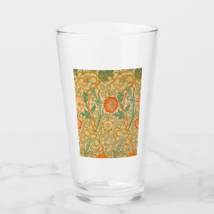 Verre Motif rose et Rose (par William Morris)