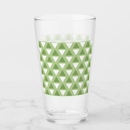 Verre Motif simple vert pastel (Devant)