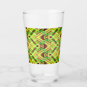 Verre Motif vert et marron (Devant)