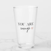 Verre Motivation Positive Vous Êtes Suffisamment Cité (Devant)