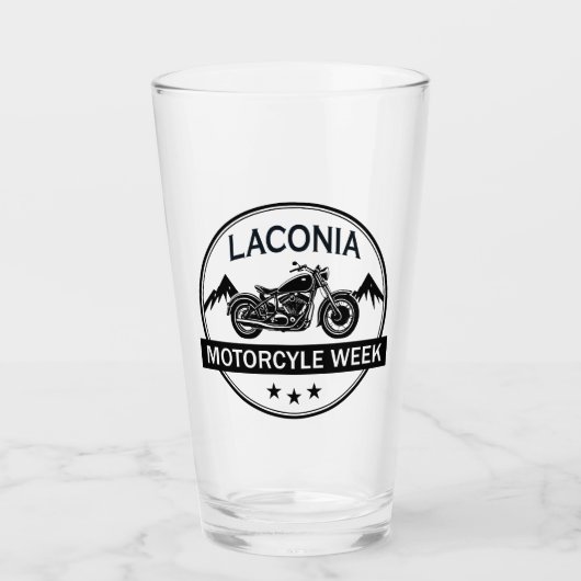 Verre Moto de la semaine de la moto Laconia (Devant)