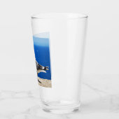 Verre Mouette à la plage (Gauche)